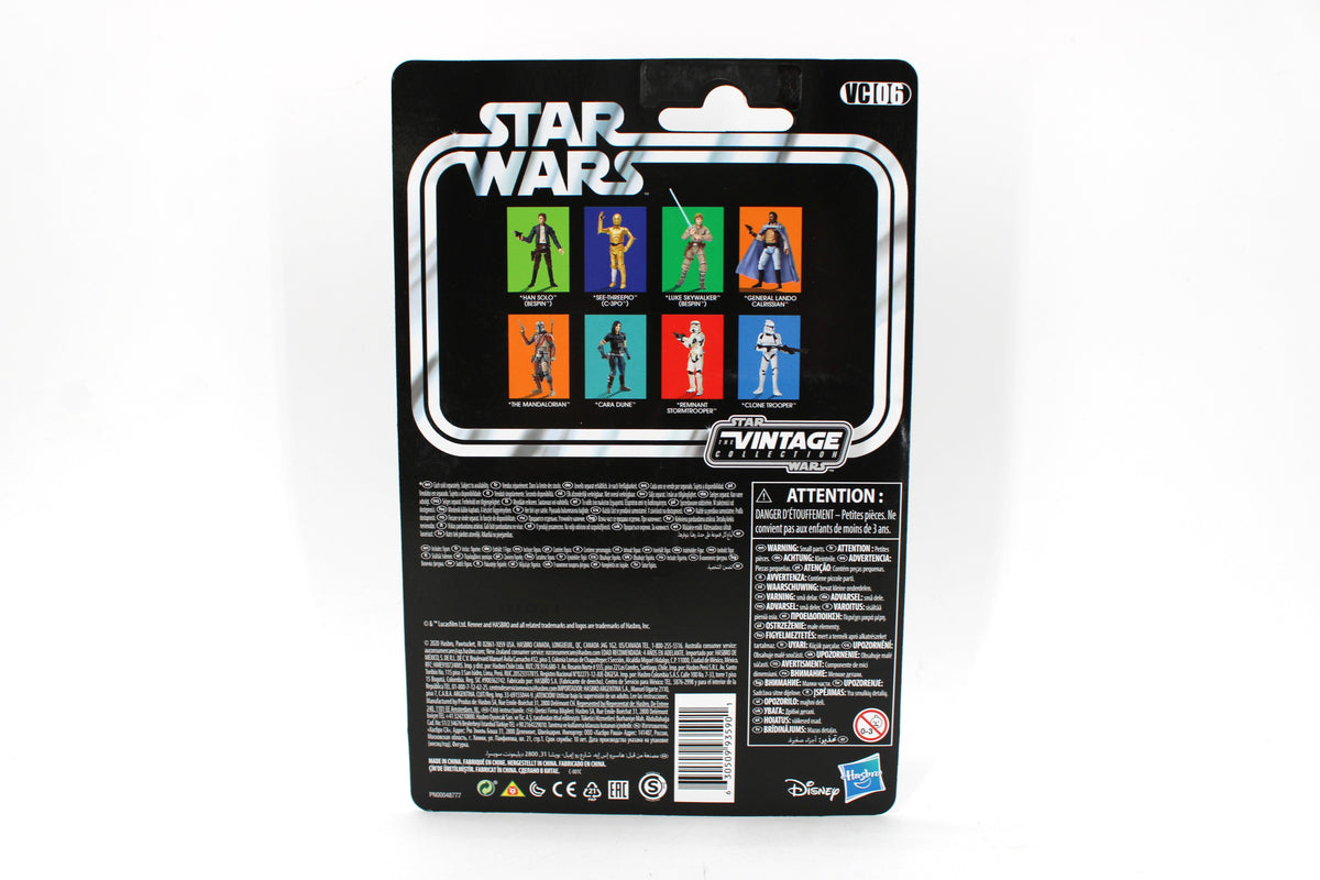 C-3PO Star Wars Vintage Collection VC06 Empire Strikes Back — Card Back with Wave 26 Lineup
