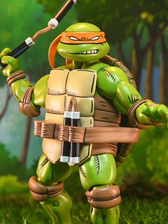 Michelangelo TMNT x Usagi Yojimbo 7-Inch Figure — Figure Detail Close-Up
