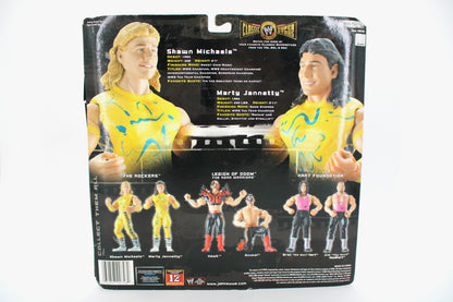 The Rockers WWE Classic Super Stars Two-Pack — Card Back with Wrestler Bios and Collect Them All Display