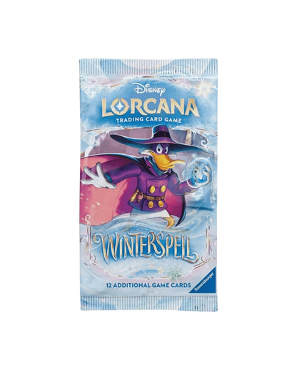 Winterspell Booster Pack Disney Lorcana — Darkwing Duck Pack Art Front