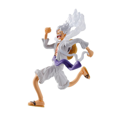 Luffy Gear 5 S.H.Figuarts 6-Inch Figure — Front View Running Pose White Background