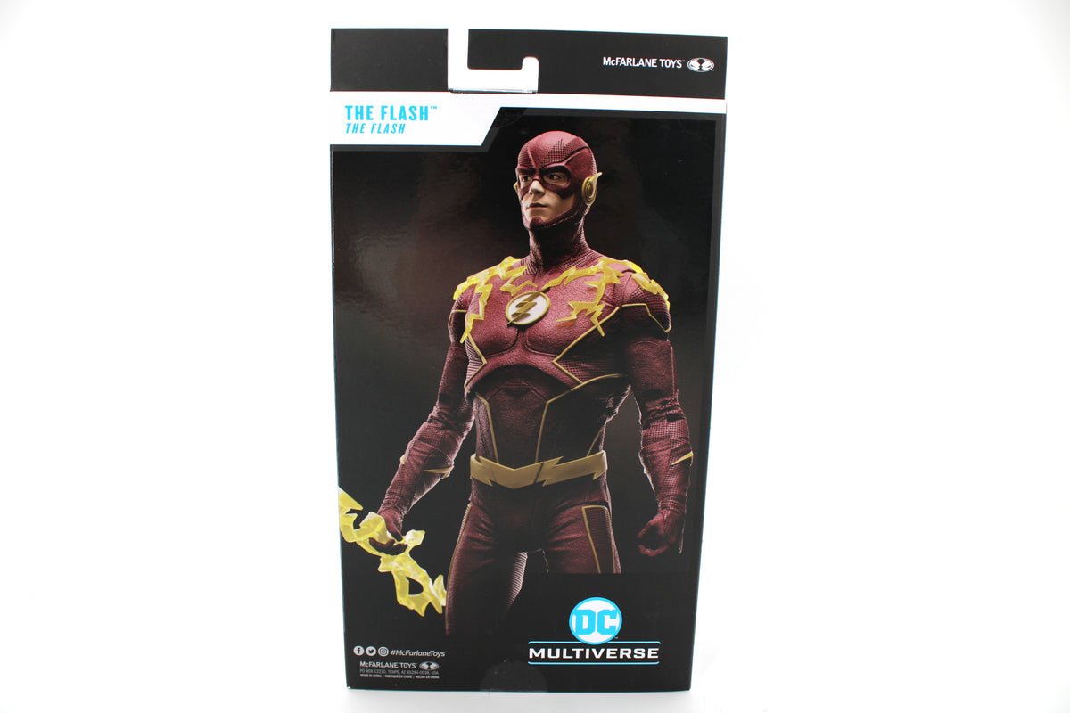 The Flash CW DC Multiverse 7-Inch Figure — Box Back with Grant Gustin Photo