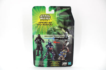 Jango Fett Star Wars AOTC Sneak Preview 3.75-Inch Figure — Card Back