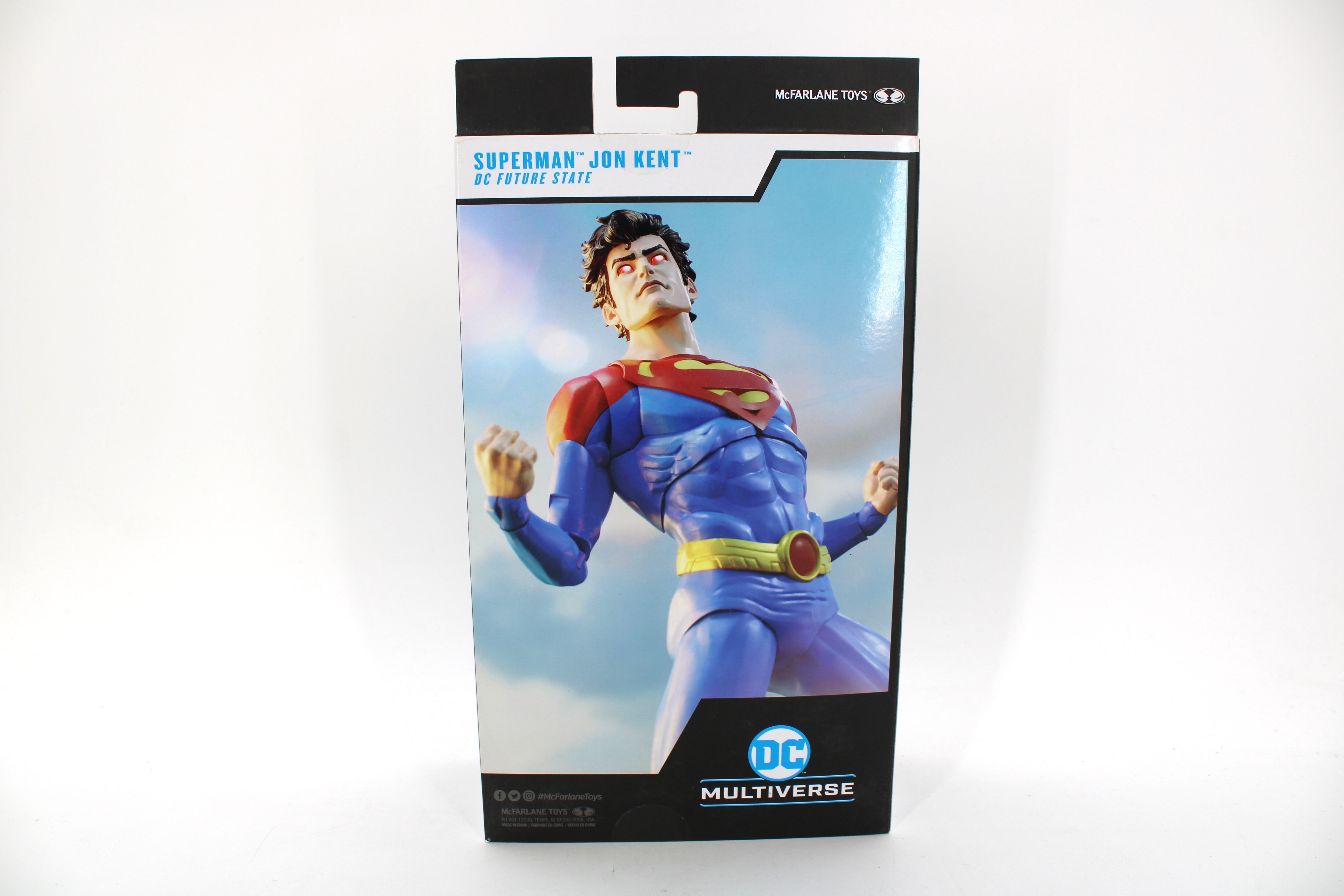 Superman Jon Kent DC Multiverse Future State Figure — Box Back