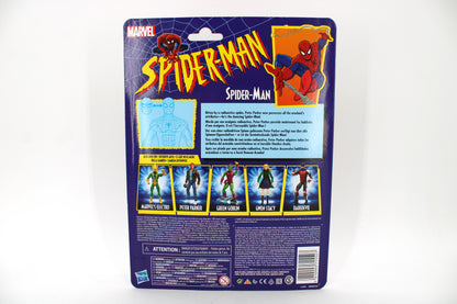 Spider-Man Marvel Legends Retro Collection 2020 Carded Figure — Card Back