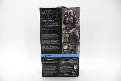 Darth Vader Black Series 6-Inch Obi-Wan Kenobi Wave 02 — Box Back with Multilingual Bio