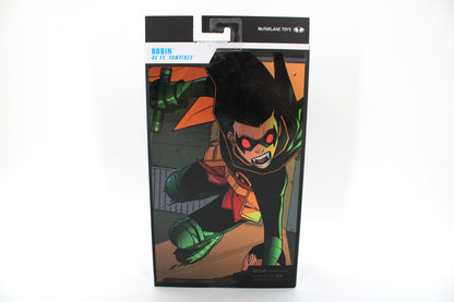 Robin DC vs. Vampires DC Multiverse Gold Label Figure — Box Art Close-Up
