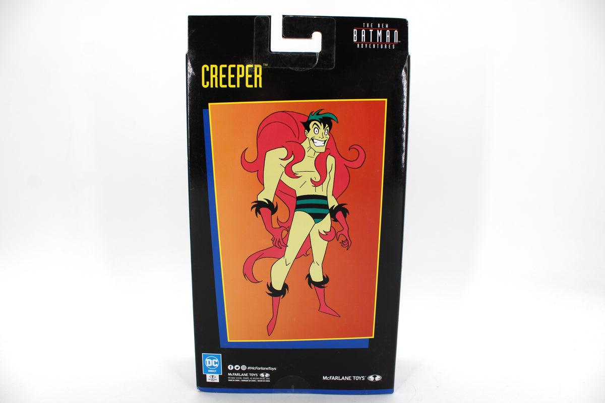 Creeper New Batman Adventures DC Direct 6-Inch Figure — Card Back with Orange Character Art