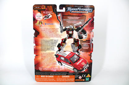 Autobot Ratchet Transformers Universe 1.0 Machine Robot Rescue — Card Back