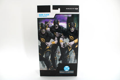 Dark Flash Speed Metal DC Multiverse Gold Label 7-Inch Figure — Box Back Full Art