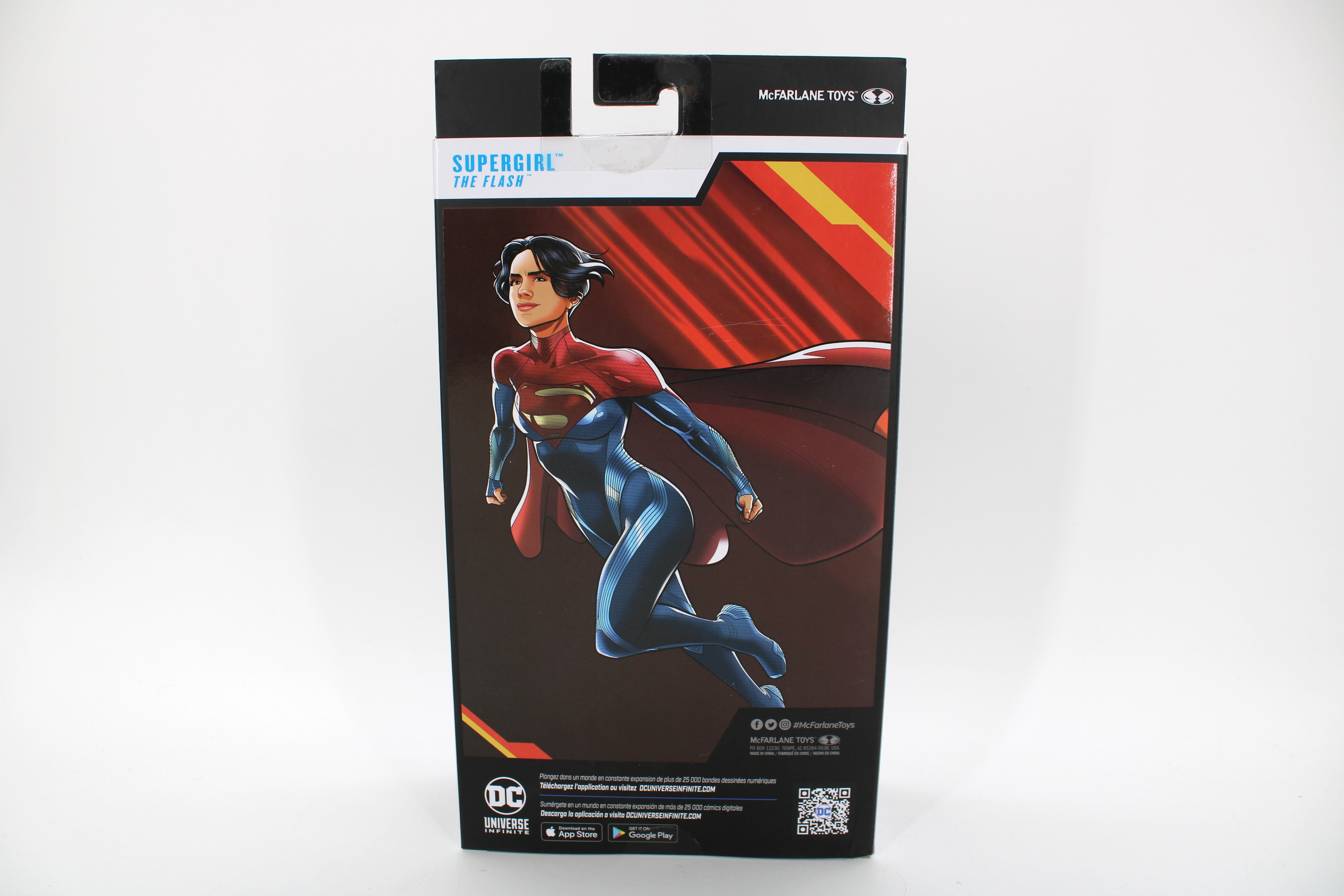 Supergirl DC Multiverse The Flash 2023 7-Inch Figure — Card Back