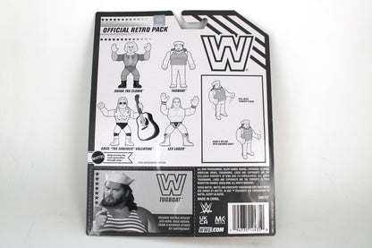 Tugboat WWE Retro Wave 3 Mattel Creations Figure — Card Back