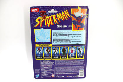 Spider-Man 2099 Marvel Legends Retro Carded 6-Inch Figure — Card Back