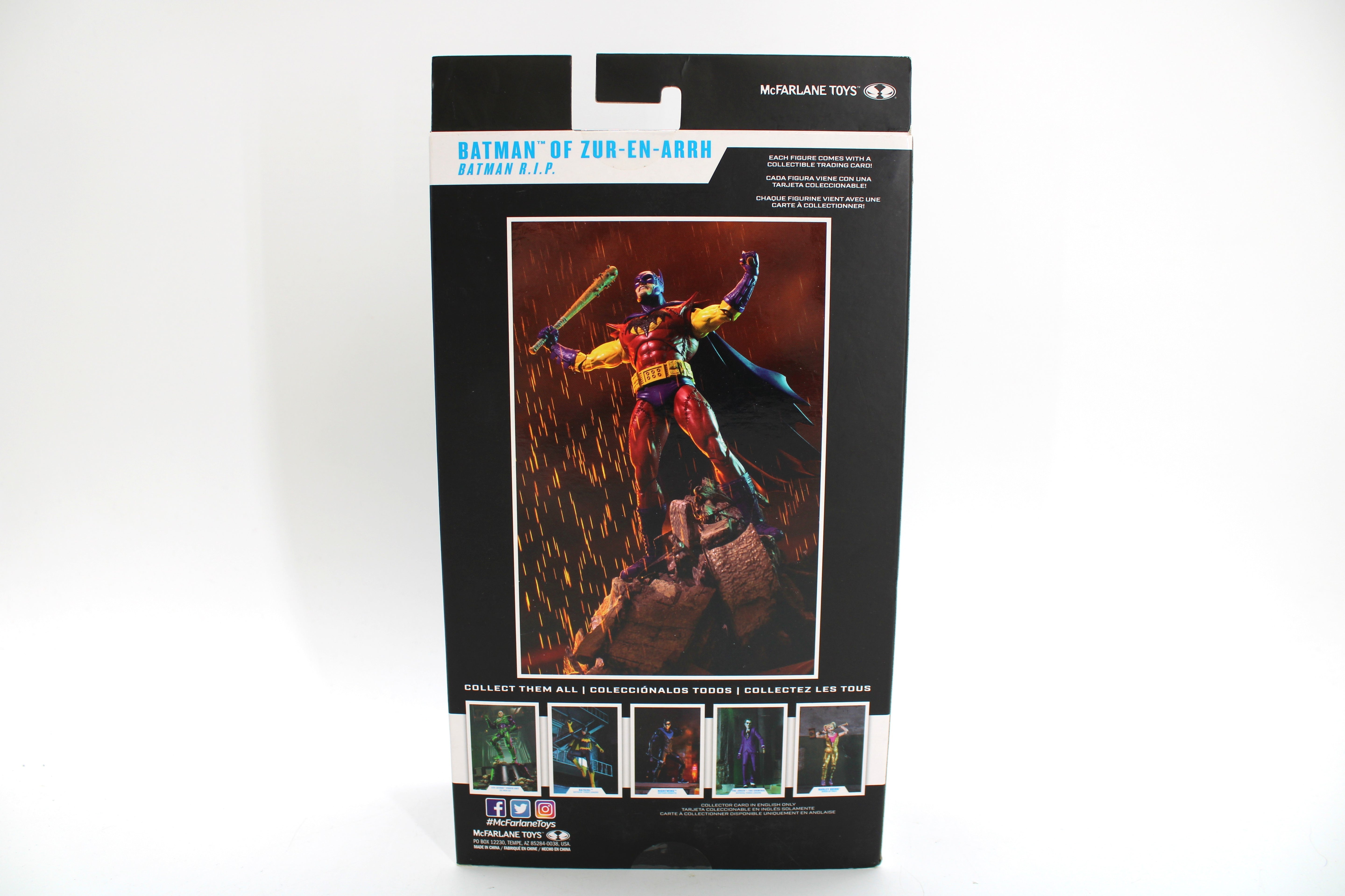 Batman of Zur-En-Arrh DC Multiverse 7-Inch Figure — Card Back with Collect Them All Wave Strip