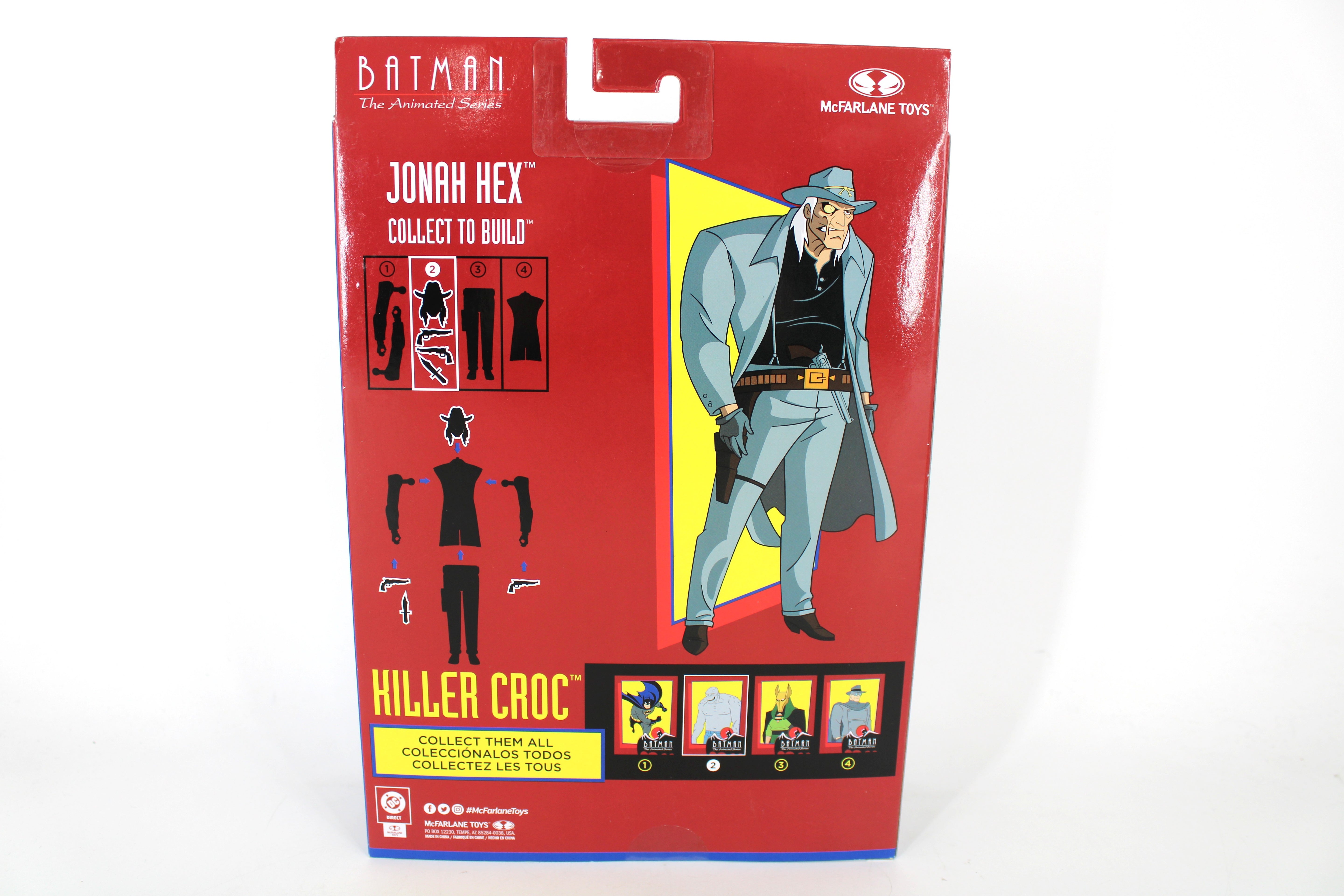 Killer Croc BTAS DC Direct Jonah Hex BAF Wave — Card Back Detail