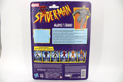 Marvel's Rhino Marvel Legends Retro Carded Deluxe 2022 — Card Back