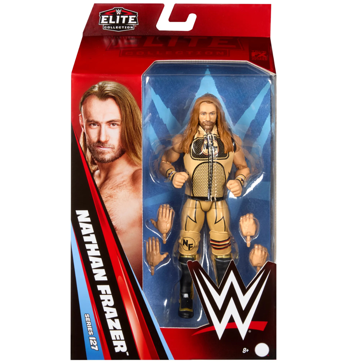 Nathan Frazer WWE Elite Series 127 6-Inch Figure — Package Front View