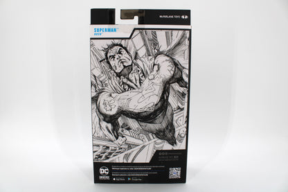 Superman Hush DC Multiverse 7-Inch Figure — Box Back with Jim Lee Pencil Art Illustration