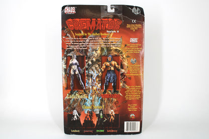 Cremator Chaos! Comics Series II 1998 Carded Figure — Card Back