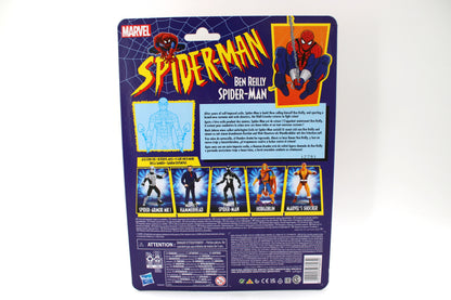 Ben Reilly Spider-Man Marvel Legends Retro 6-Inch Figure — Card Back