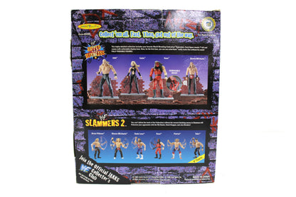 Sable WWF Ripped & Ruthless 2 1998 Jakks Pacific 7-Inch Figure — Card Back with Series 2 Roster