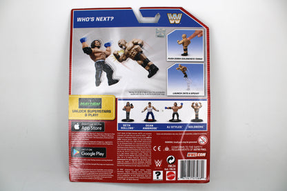 Goldberg WWE Retro Series 2017 Figure — Card Back with Spear Action Feature Detail