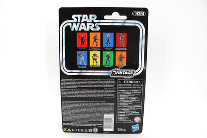 Din Djarin Morak Star Wars Vintage Collection VC251 — Card Back with 8-Figure Assortment Grid