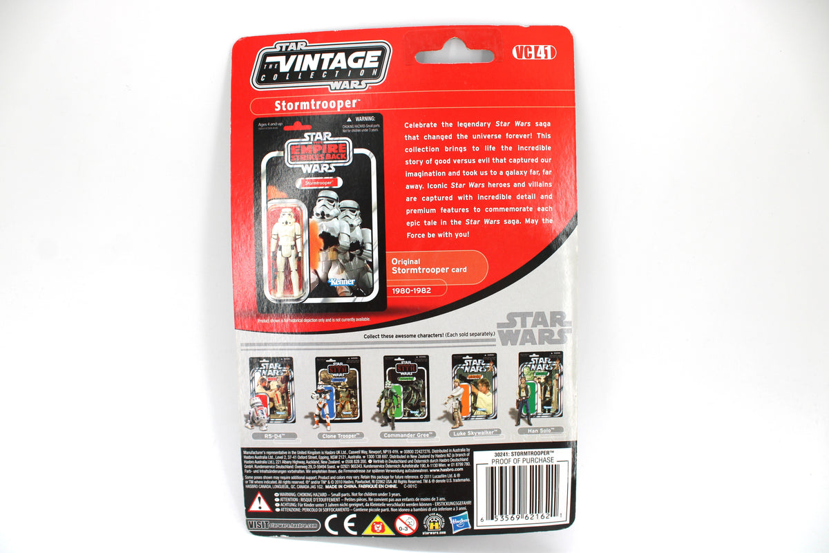 Stormtrooper Vintage Collection VC41 3.75-Inch Figure — Card Back
