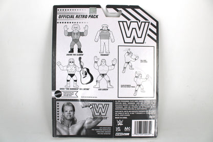 Lex Luger WWE Retro Series Figure — Card Back with Wave-Mate Roster