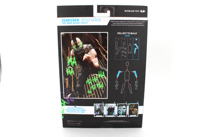 Scarecrow DC Multiverse Gold Label Artist Series Dark Knight Rises — Card Back with Collect to Build Bane Diagram