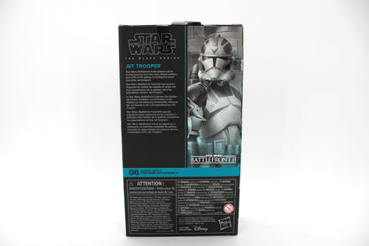 Jet Trooper Black Series Gaming Greats 6-Inch Figure — Box Back View