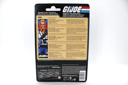 Duke G.I. Joe Classified Series Retro Cardback 6-Inch Figure — Card Back