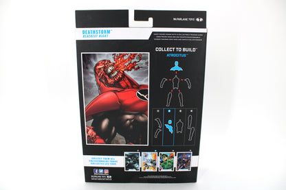Deathstorm DC Multiverse Blackest Night 7-Inch Figure — Card Back with Atrocitus BAF Diagram