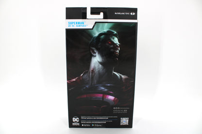 Superman DC vs. Vampires DC Multiverse Gold Label 7-Inch Figure — Card Back with Vampire Superman Comic Art