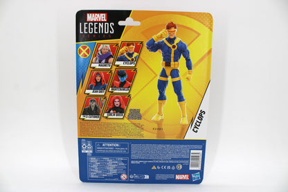 Cyclops X-Men '97 Marvel Legends 6-Inch Figure — Card Back with Wave 1 Character Grid