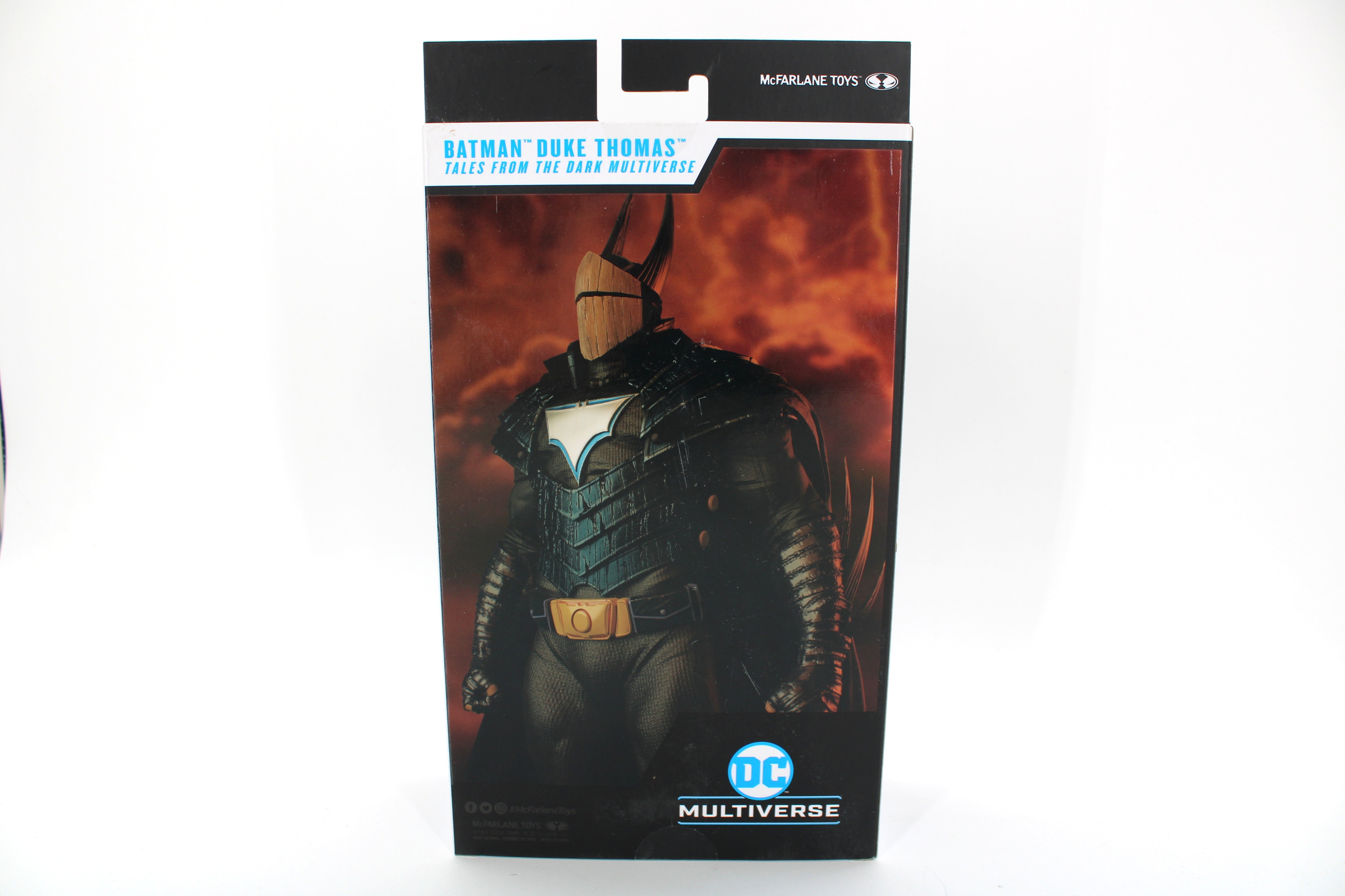 Batman Duke Thomas DC Multiverse Figure — Box Back with Character Art