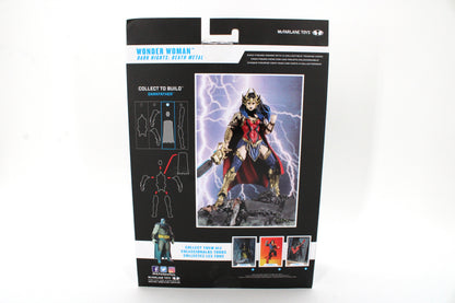 Wonder Woman Death Metal DC Multiverse Figure — Card Back with Darkfather BAF Diagram