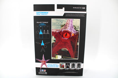 Superwoman Crime Syndicate DC Multiverse 2022 McFarlane — Card Back with Starro Assembly Diagram