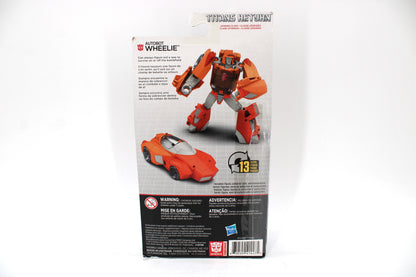 Autobot Wheelie Titans Return Legends Class Figure — Card Back