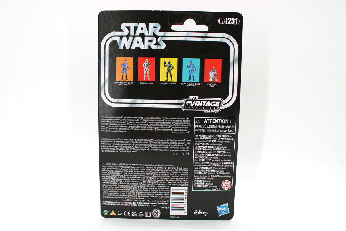 Stormtrooper Vintage Collection VC231 3.75-Inch Figure — Card Back with Wave Lineup