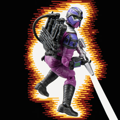 Techno-Viper G.I. Joe Classified Retro 6-Inch Figure — Side View Running Pose with Backpack and Plasma Rifle