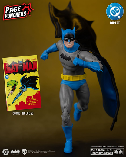 Batman Page Punchers 7-Inch Figure DC — Running Pose with Batman #1 Comic Included