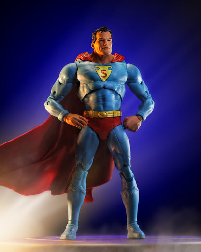 Superman Action Comics DC Multiverse 7-Inch Figure — Heroic Standing Front View