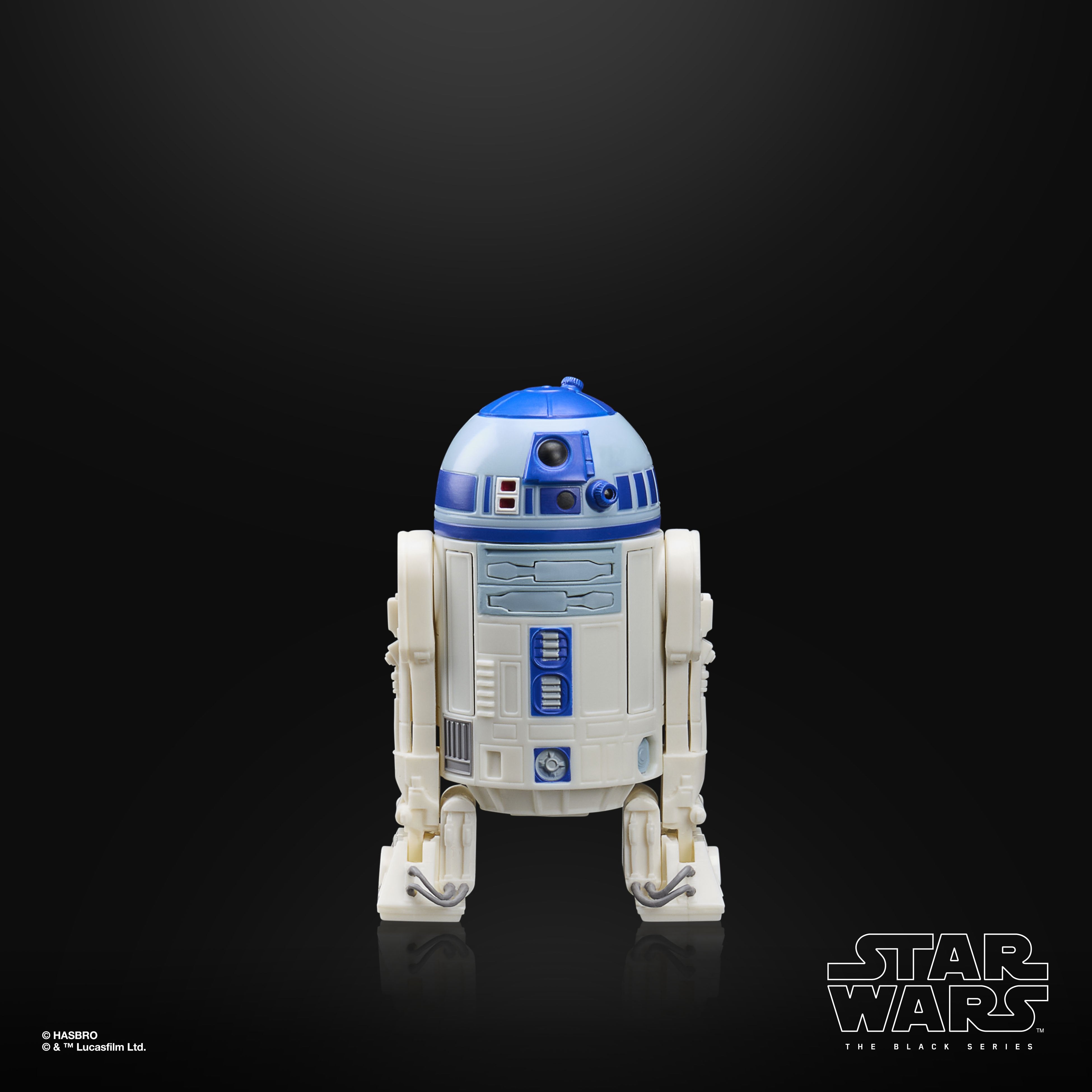 R2-D2 Droids Black Series 6-Inch Figure — Front View with Star Wars Black Series Branding