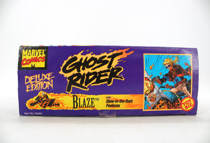 Blaze Ghost Rider Deluxe Edition 10-Inch Figure 1995 Toy Biz — Box Bottom Detail with Item Number