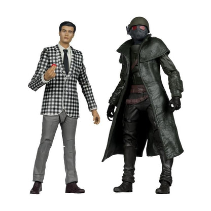 Riot Ranger Armor & Benny Fallout New Vegas 7-Inch Two-Pack — Front View Both Figures