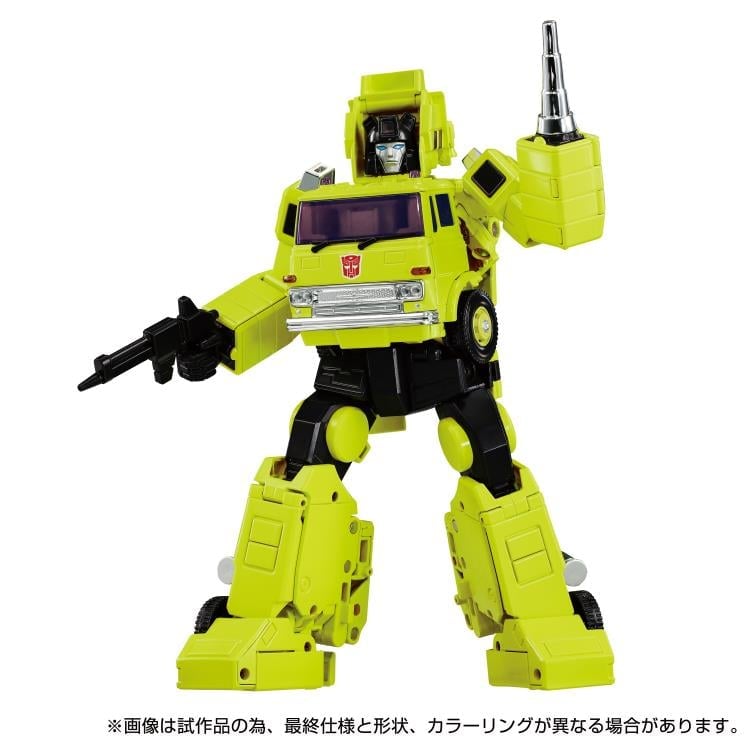 Road Hauler Masterpiece G MPG-18 Figure — Full Body Front View Robot Mode Holding Gun