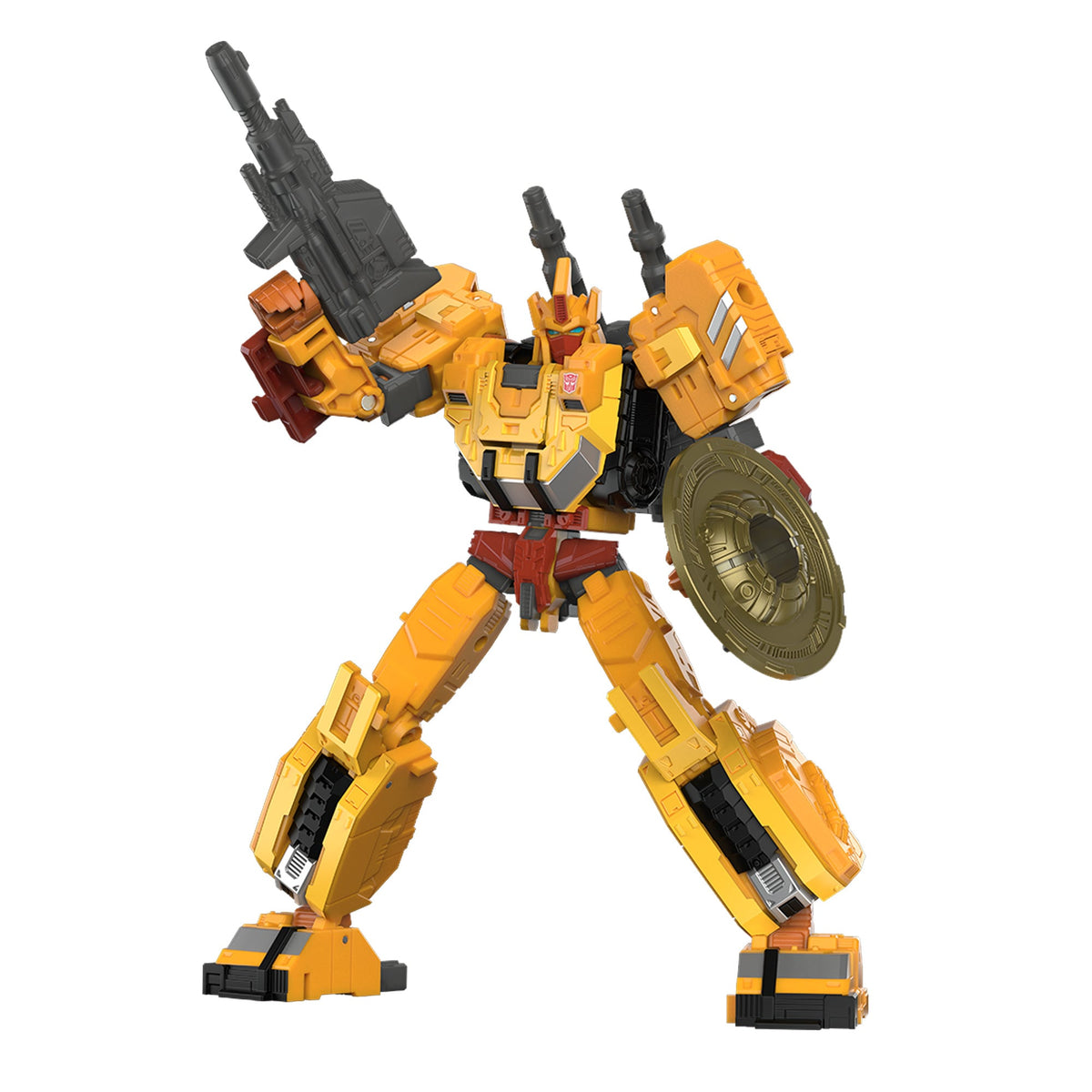 Sentinel Prime Age of the Primes Voyager Figure — Dynamic Articulation Pose with Blaster and Conduit Shield