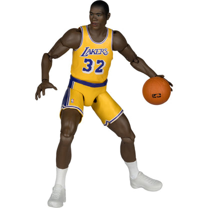 Magic Johnson NBA Legends SportsPicks 6-Inch Figure — Articulation Pose Dribbling
