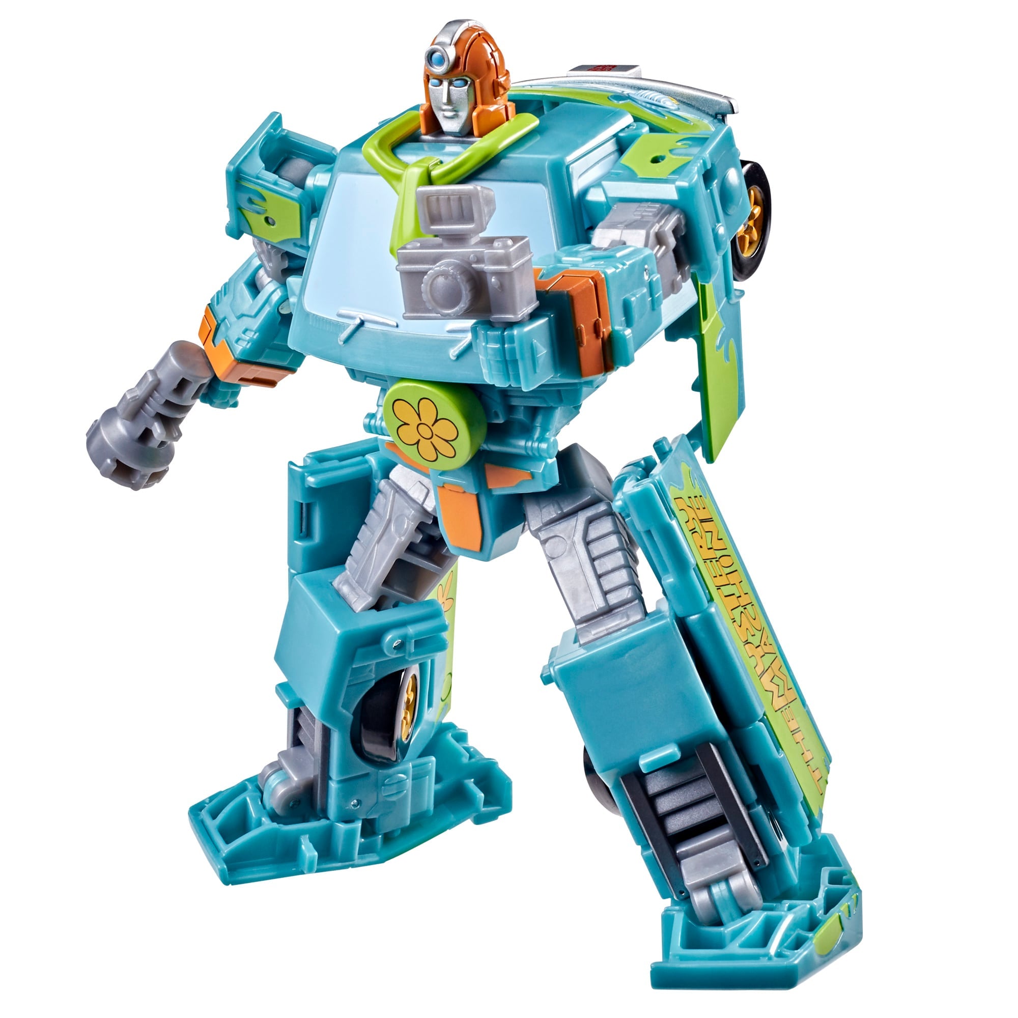 Mysterious Prime Transformers Collaborative 6-Inch Figure — Side View with Daphne Head Sculpt and Camera Accessory